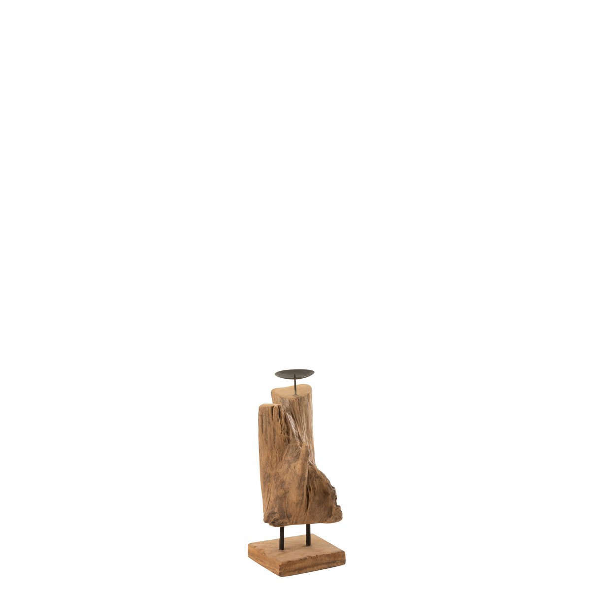 J-Line Kaarshouder - hout - naturel - small