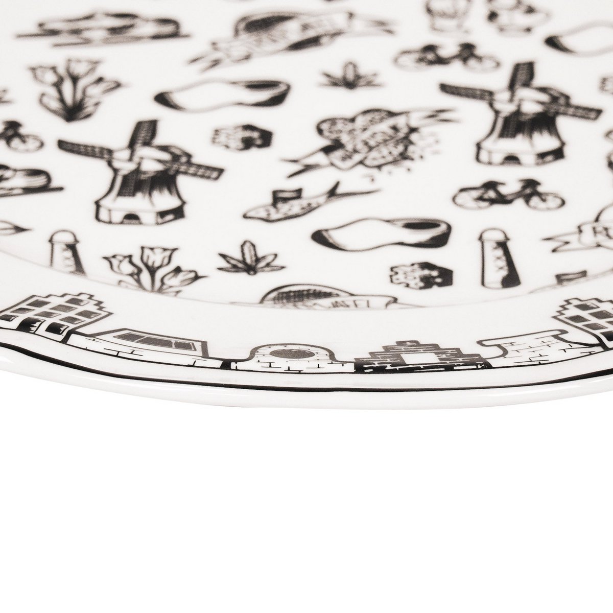 Bord - Dutch Black - Newbone China - 26x26x1,5cm