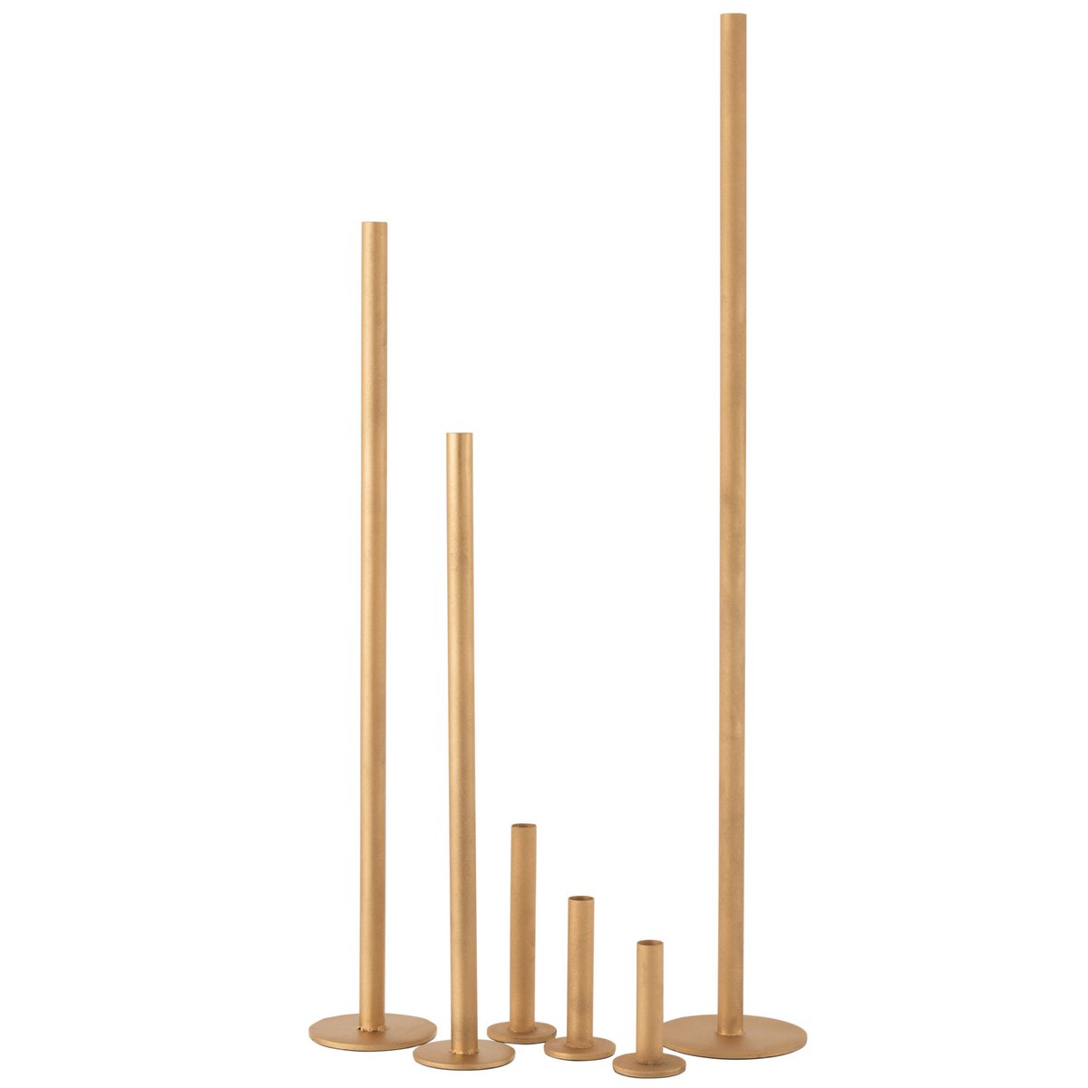 J-Line kandelaar Hoog Modern - metaal - goud 3x