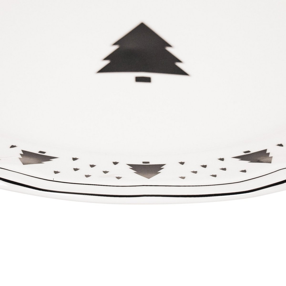 Bord - Kerstboom - Newbone China - 26x26x1,5cm