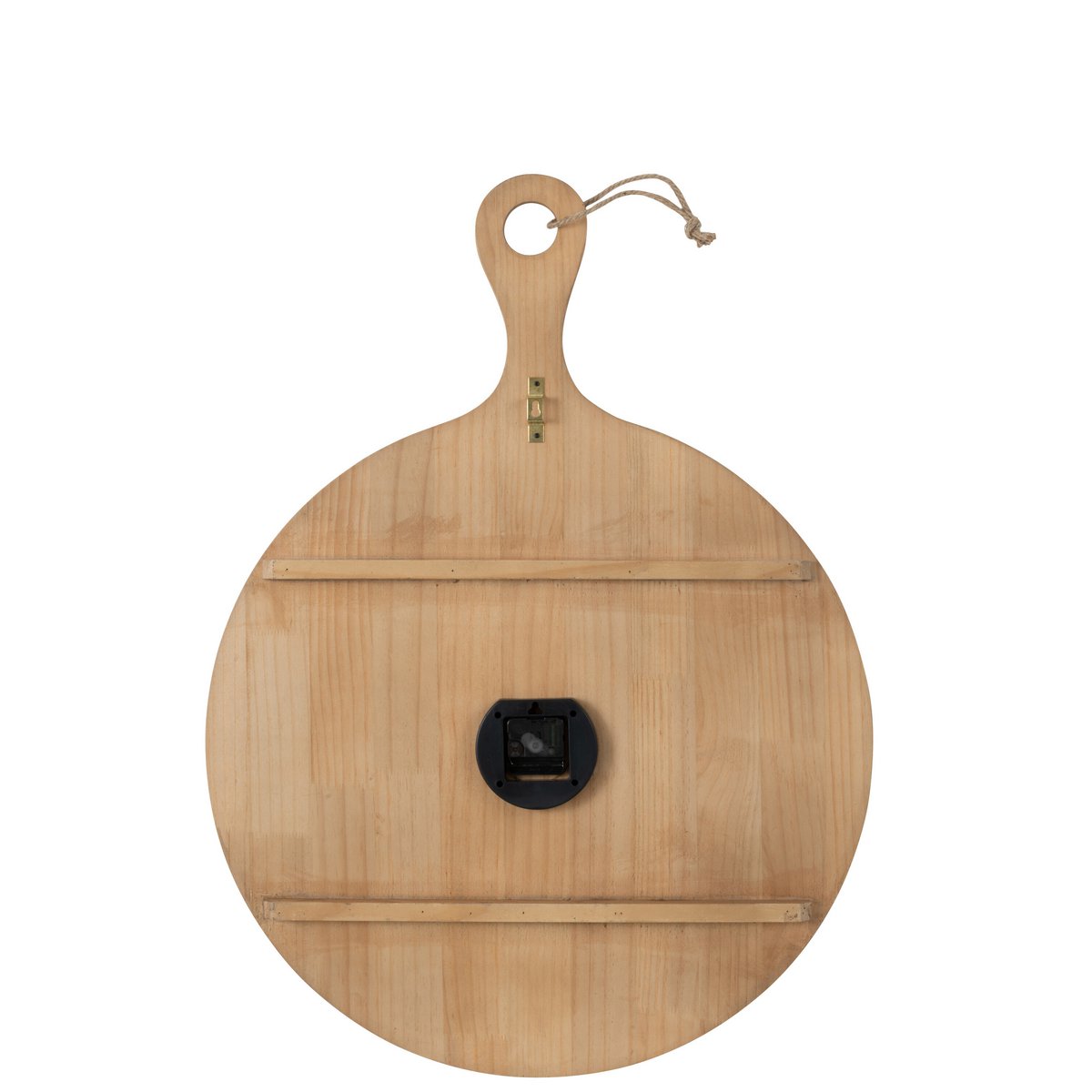 J-Line wandklok Plan Den - naturel - large - Ø 4.5 cm