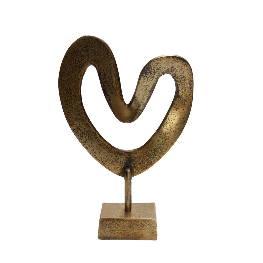 sculptuur Casa Nova aged brass
