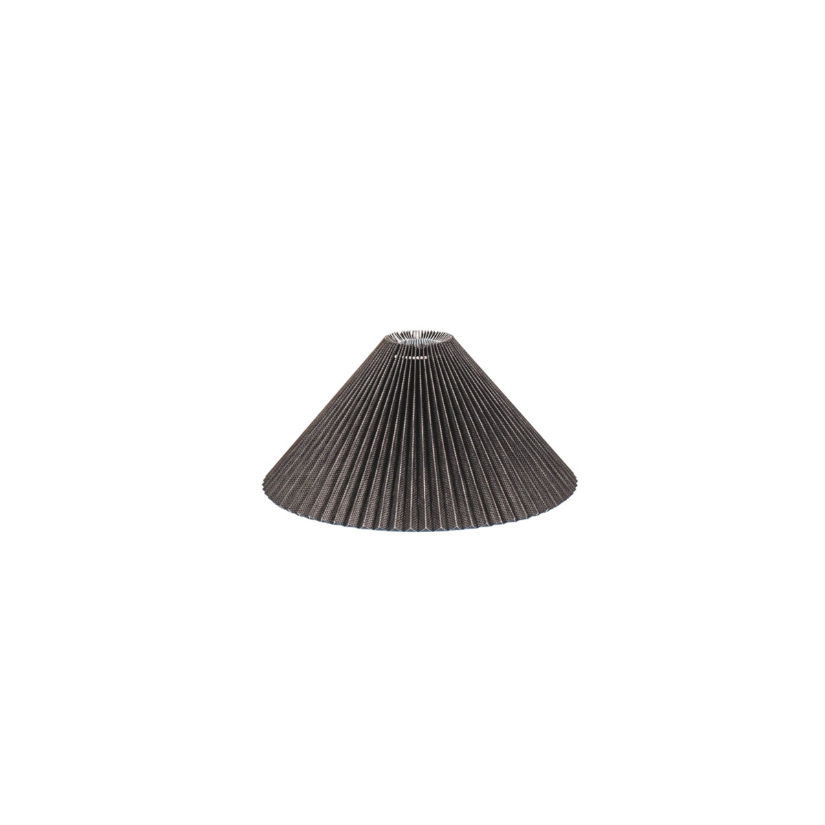 Lampenkap - Geplooid - Polyester - Zwart - 8x35x21cm