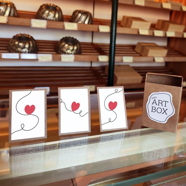DIY Mini Art – Love Red (4 pcs)