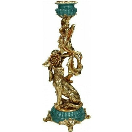 Kandelaar - Leopard - Goud