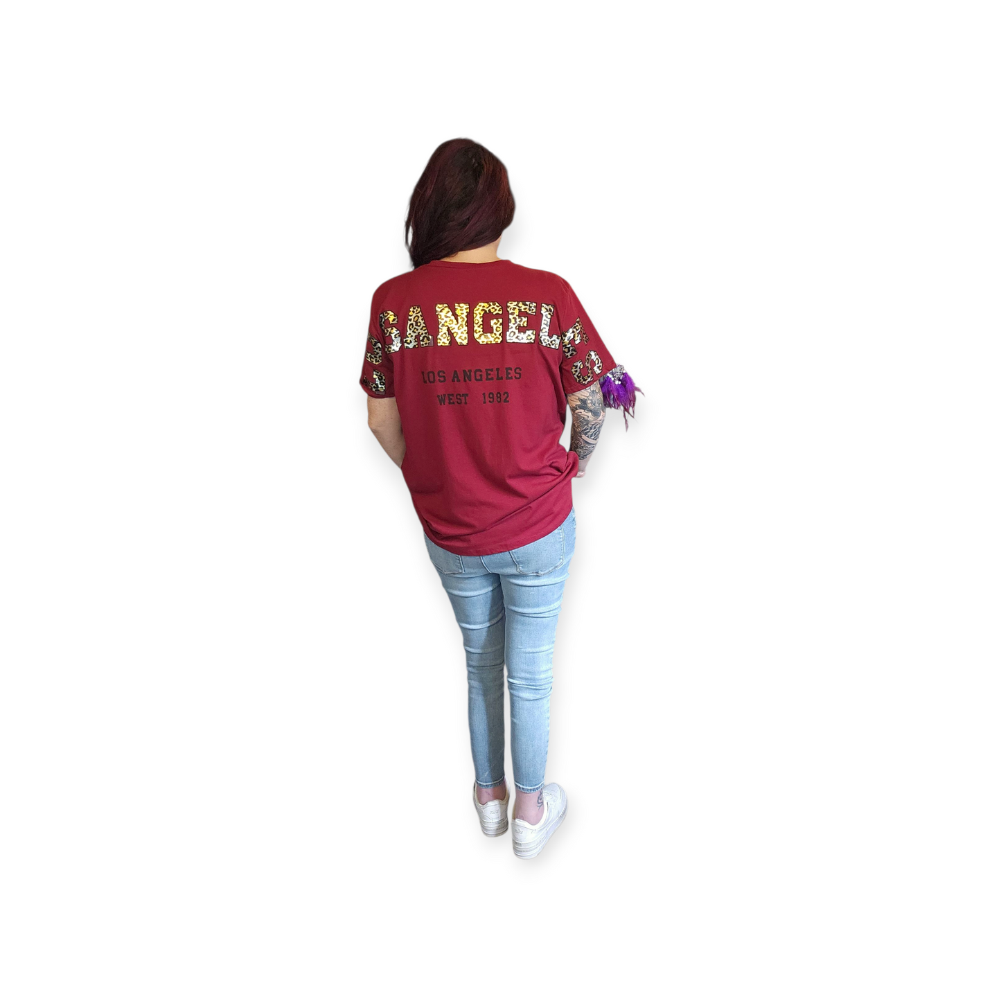 Bordeaux rood LA shirt