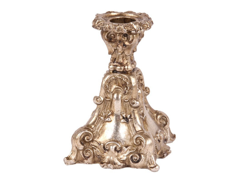 Kandelaar baroque zilver 12 cm