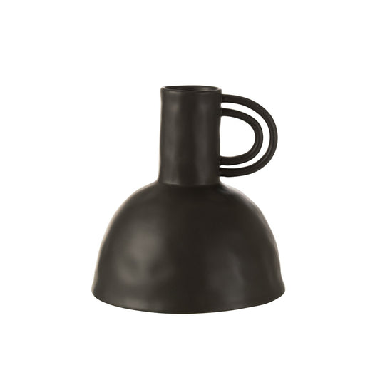 J-Line vase Kruik Renaissance - keramiek - zwart