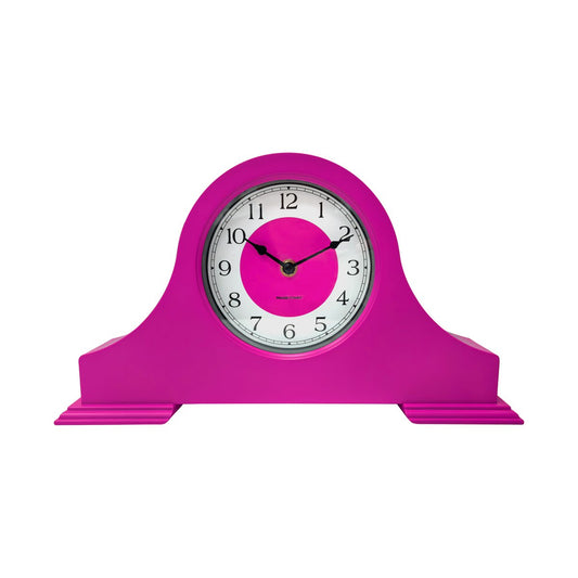 Klok - mantel klok - neon roze - 36x8,5x20 cm