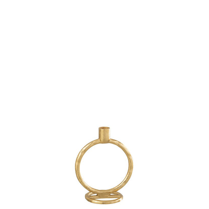 J-Line Kaarshouder Ring Aluminium Goud Large