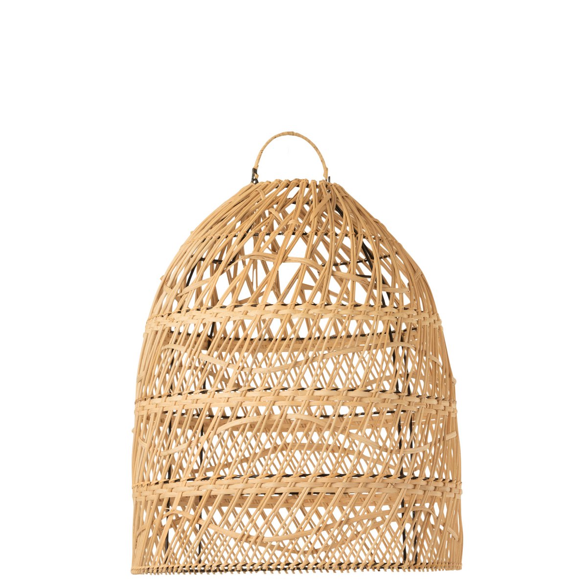 J-Line Gouden lamp - rotan - naturel