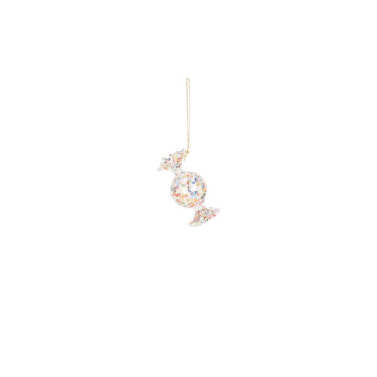 Ornament Kersthanger - Snoep - Glas - 7,5x4x4cm