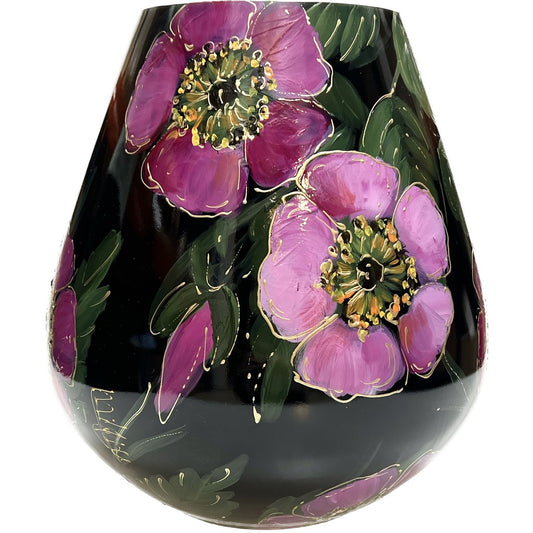 Vaas Tasman M rosehip black Ø26 x H28 cm