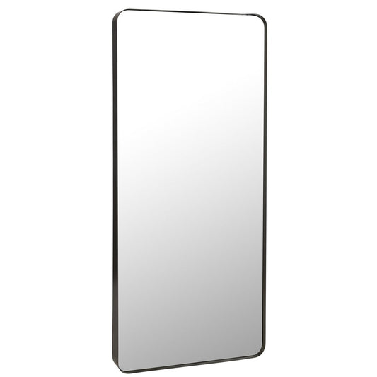 J-Line Spiegel Markus Metaal/Glas Zwart Large