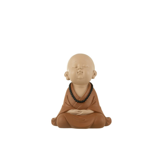 J-Line Monnik Zen Poly Bruin Large