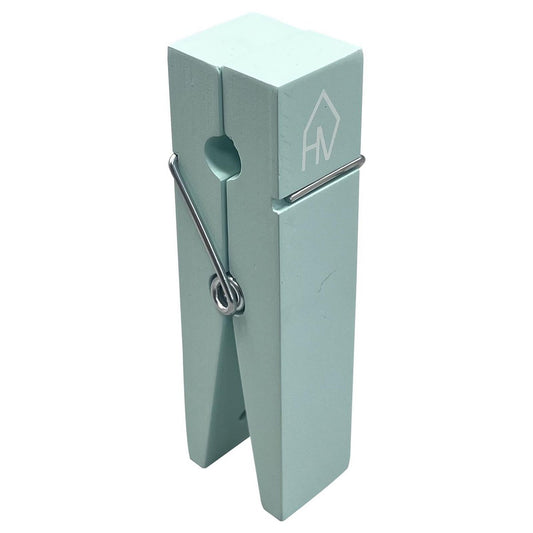 Ornament - Clip Cardholder - Wood - Mintgreen - 4x15cm