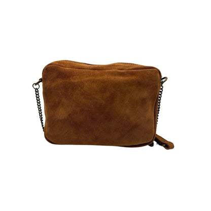 SAC BANDOULIERE CUIR DAIM ANAELLE