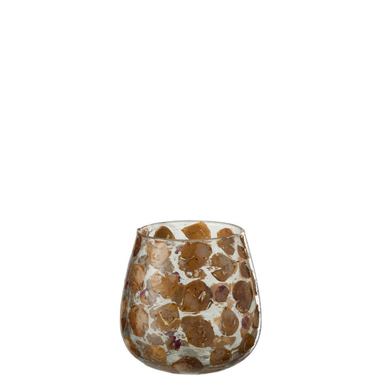 J-LinewGerard lantaarn - glas - amber - groot