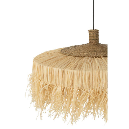 J-Line hanglamp Rond - jute - naturel