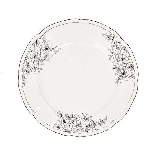 Bord - Les Fleurs - Newbone China - 26x26x1,5cm