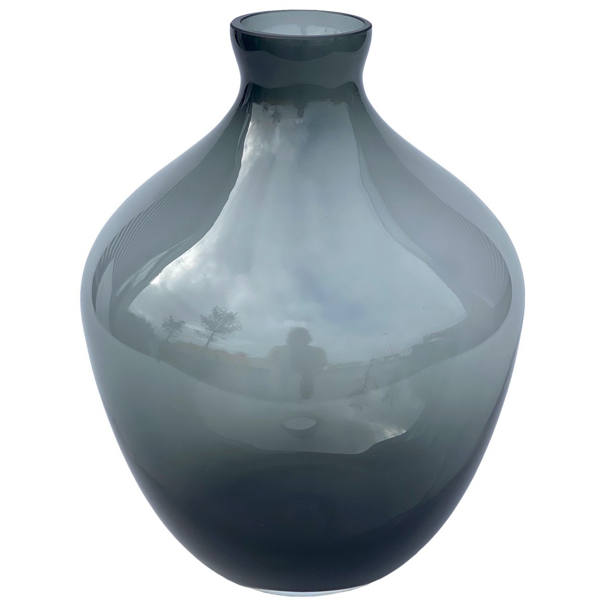 Vaas Traun grey Ø23,5 x H30 cm