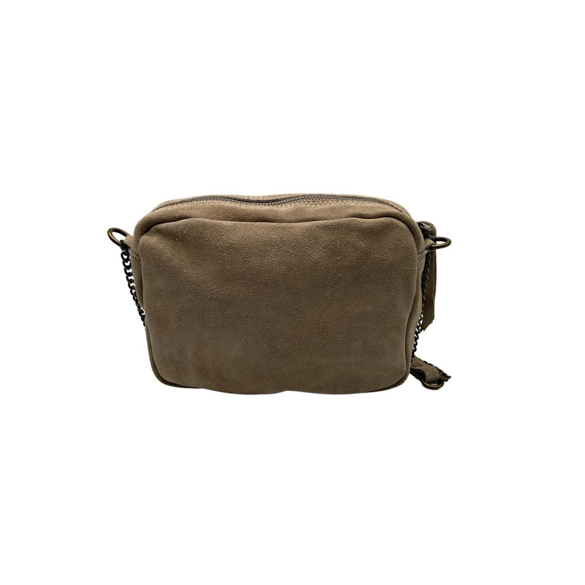 SAC BANDOULIERE CUIR DAIM ANAELLE