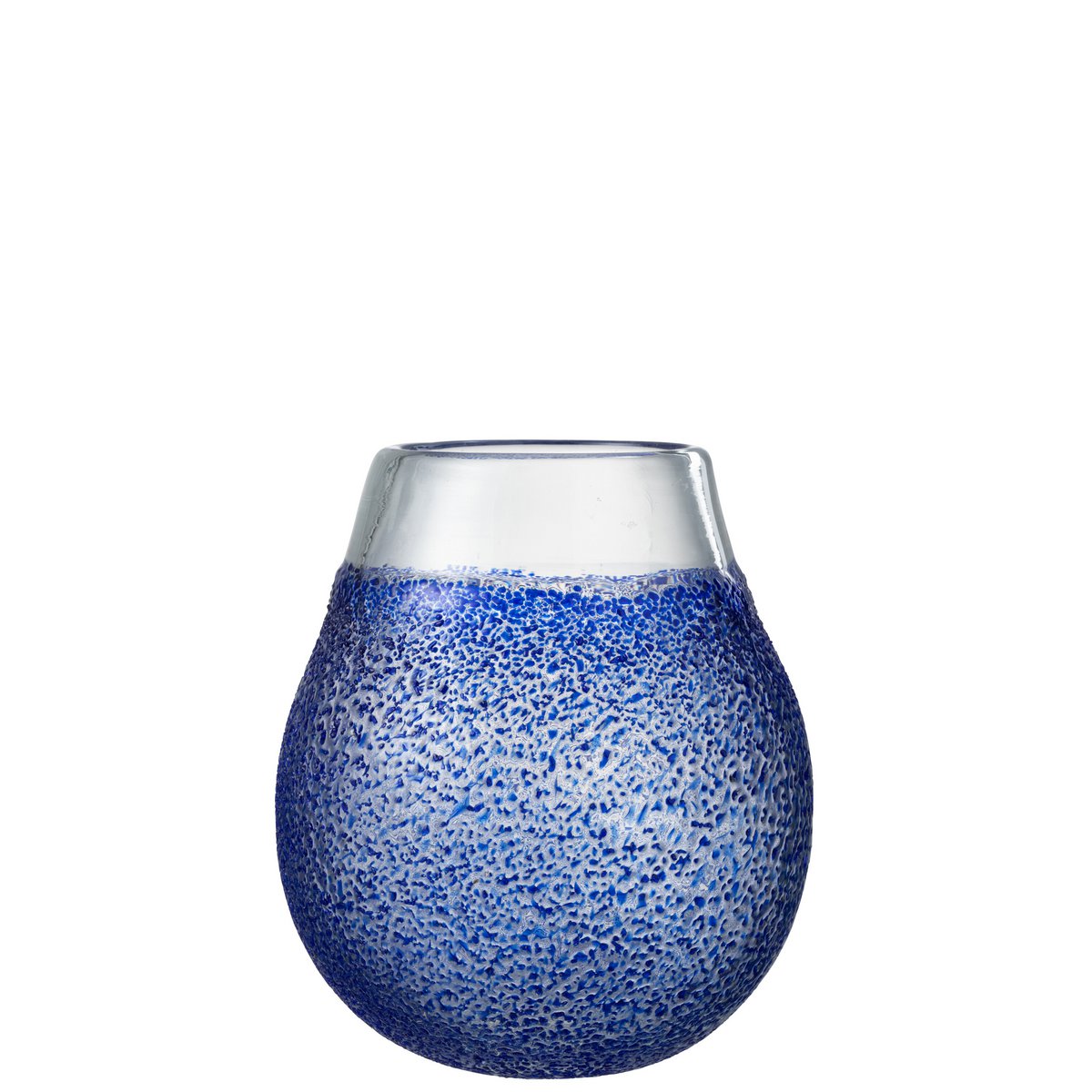 J-Line windlicht Santorini - glas - blauw