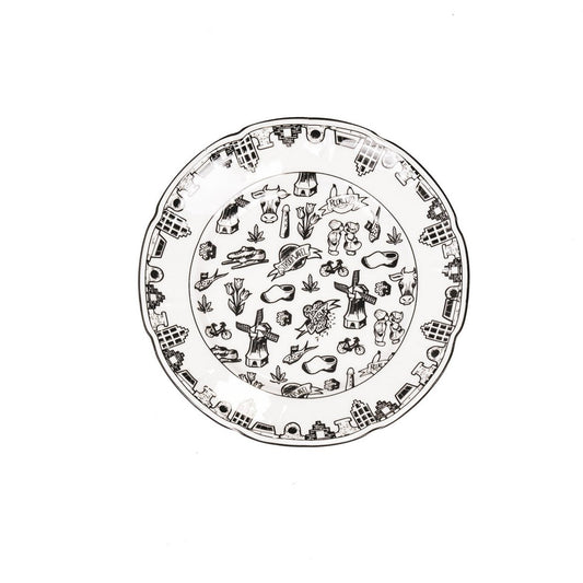 Bord - Dutch Black - Newbone China - 10x15x1,5cm