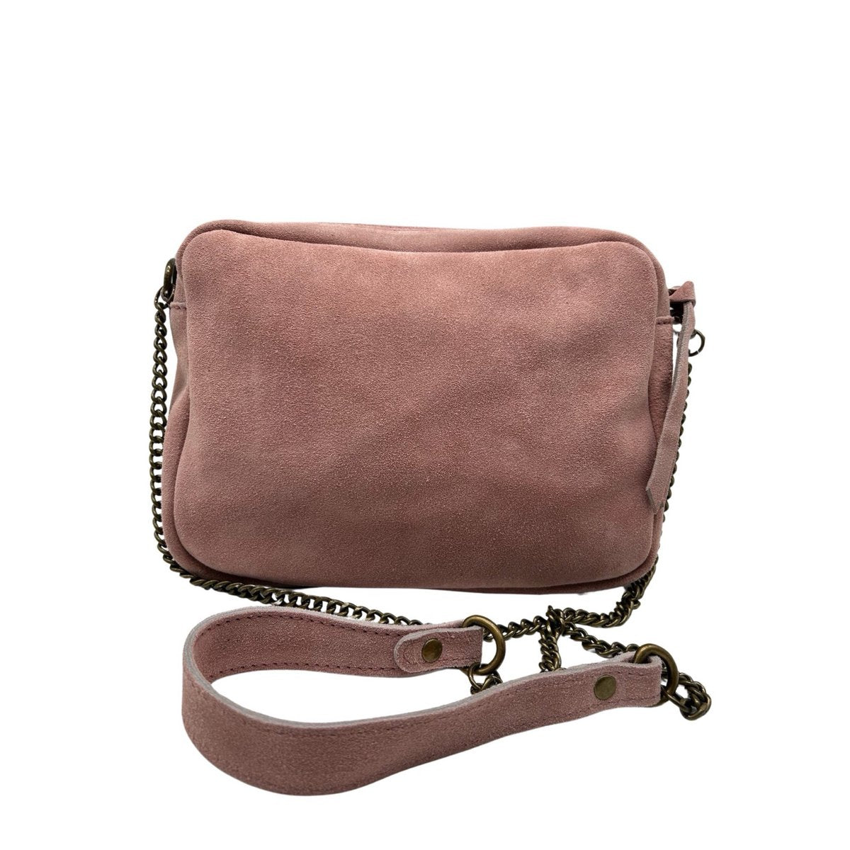 SAC BANDOULIERE CUIR DAIM ANAELLE