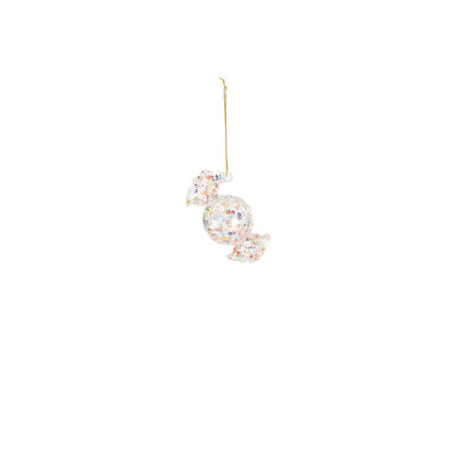 Ornament Kersthanger - Snoep - Glas - 7,5x4x4cm