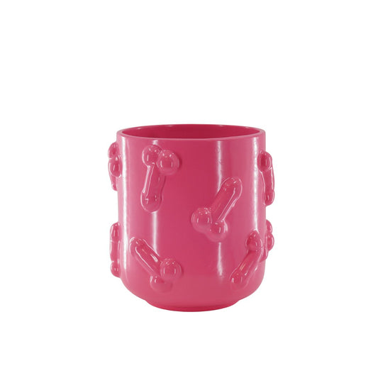 Pot - Dick - Keramiek - Roze - 17,5x17,5x17,5cm