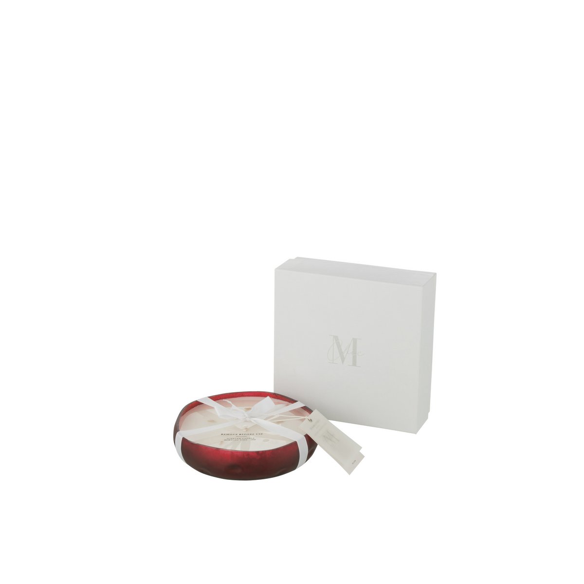 J-Line Geurkaars Livia - glas - rood - M