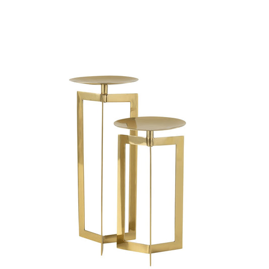 J-Line kaarshouder - metaal - goud - large