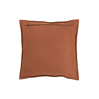 J-Line kussen Vierkant Klein - leder - cognac