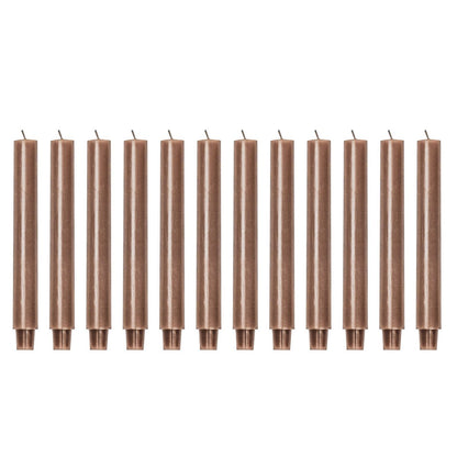 Tapers - Groot -XL-Wax- Taupe -Display 12 stuks - 3x25 cm