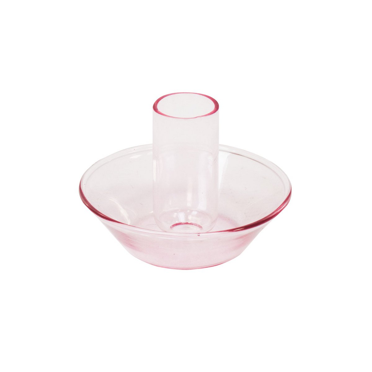 HV Gekleurd glas - Roze - 9,5x9,5x7cm