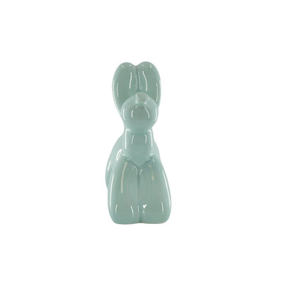 Ornament- Spaarpot Ballon Hond- Mintgroen-17x7x17cm