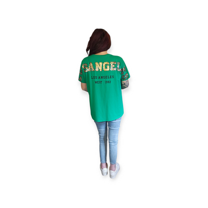Groene LA shirt