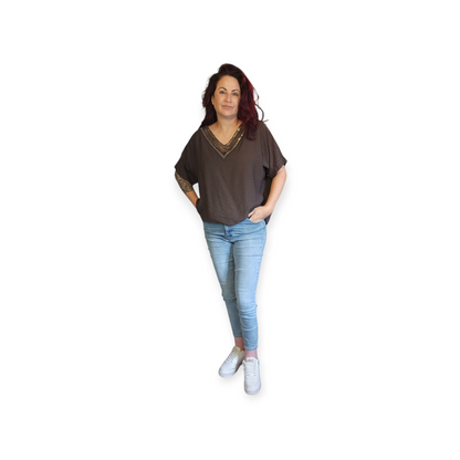 Mooie bruine top