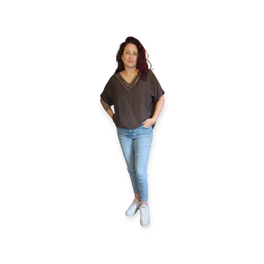 Mooie bruine top
