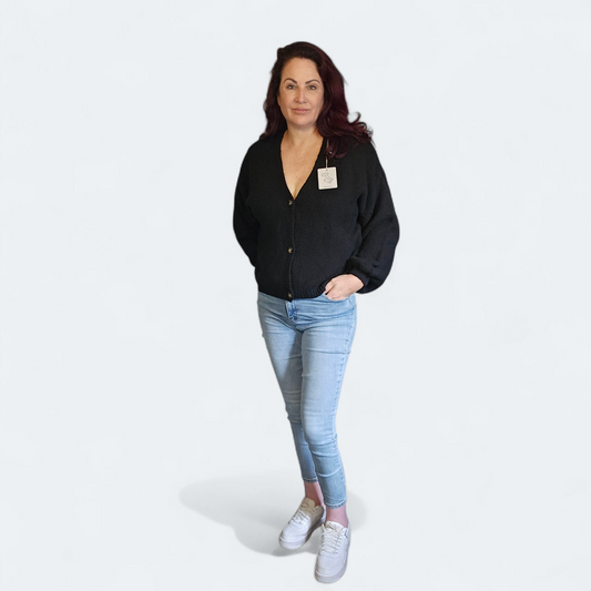 Vest zwart