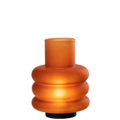 J-Line Ledlamp Ringen Glas Oranje